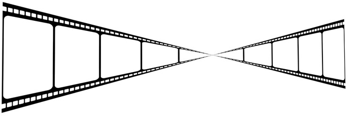Fototapeta premium film pellicule torsadée