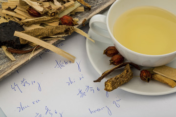 Tee für traditionelle chinesische Medizin