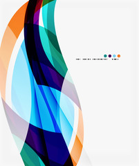 Obraz premium Business wave corporate background