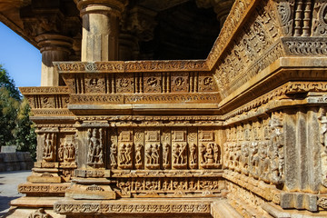 Fototapeta na wymiar Eklingji temple complex, Rajasthan, India