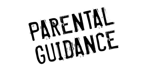 Parental Guidance rubber stamp. Grunge design with dust scratches. Effects can be easily removed for a clean, crisp look. Color is easily changed.