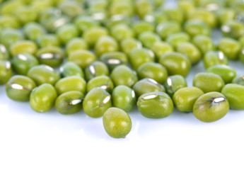 Green bean or mung bean closeup