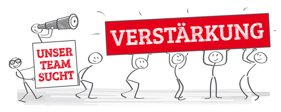 Unser Team sucht Verst&auml;rkung