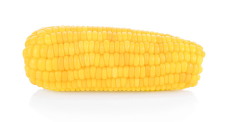 Corn on white background