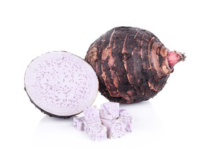 taro isolated on white background