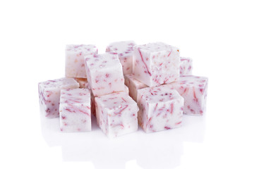 taro isolated on white background