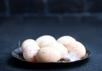 raw chicken eggs