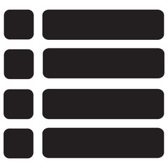 Fototapeta premium Menu vector icons