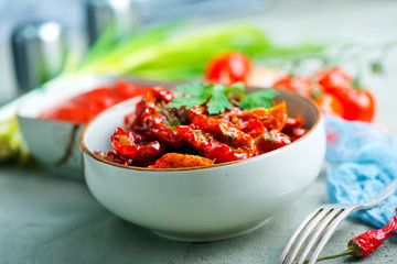 tomato and sauce