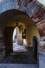 Obraz premium Roccacasale historical downtown