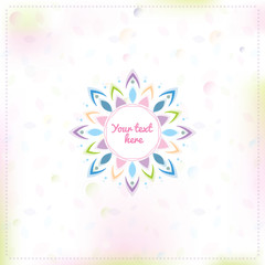 Spring Bright Decorative Flower.