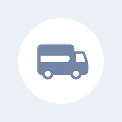 delivery icon isolated over white
