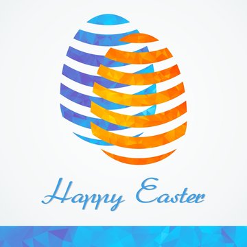 easter card with egg