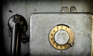 Vintage payphone