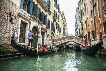 Naklejka na ściany i meble Venice City Canal