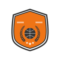 Basketball sport game icon vector illustration graphic design