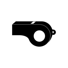 Referee whistle isolated icon vector illustration graphic design