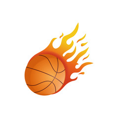 Fototapeta premium Basketball sport game icon vector illustration graphic design