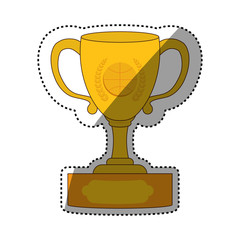 Basketball sport game icon vector illustration graphic design