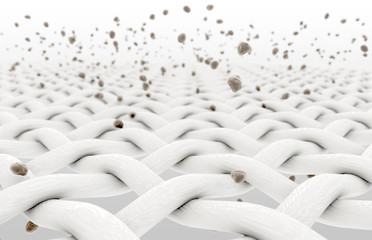 Obraz premium Fabric With Particles