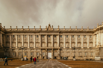 Obraz premium The architectural life of Madrid