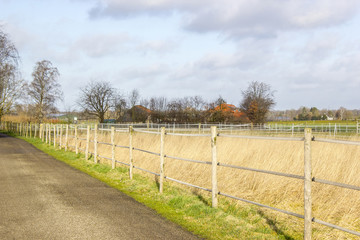 German countryside landscape, Lower Rhine Region