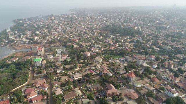 Afrika Guinea Drohne Luftaufnahmen Drone Aerials