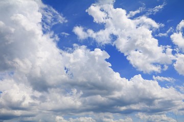 blue sky and cloud beautiful colorful in nature with copy space for add text
