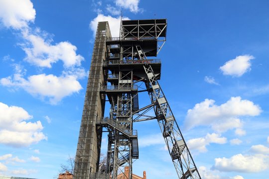 Fototapeta Katowice mine shaft