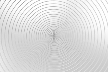 White concentric spiral on white background