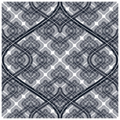 Abstract geometric seamless pattern. Vector decorative background.