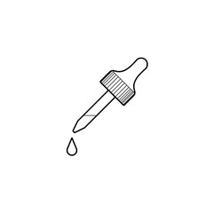 Eye Drop Bottle Isolate On White Background vector
