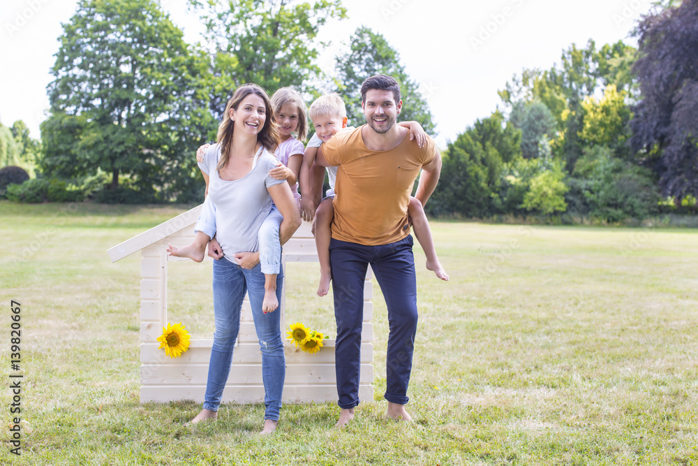 Sticker familie im urlaub freizeit