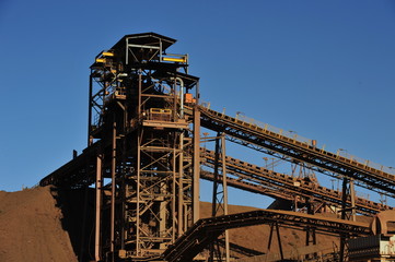 Fototapeta na wymiar Pilbara railways and mining
