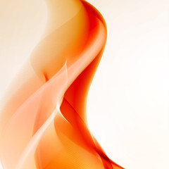 Naklejka premium Abstract fire flames illustration