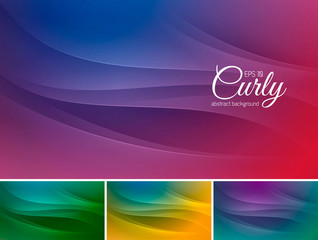 curly abstract background