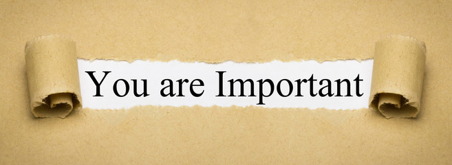 You are Important