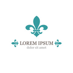 Fleur de lis logo. © Pixcellence