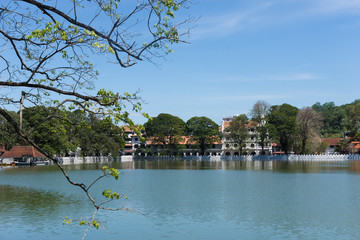 Naklejka premium Lac de Kandy, Sri Lanka
