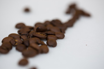 Kaffeebohnen, isoliert