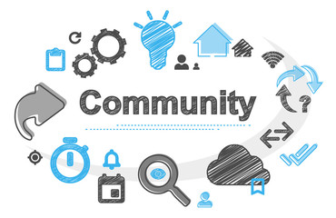 Community | Scribble Concept