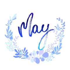 Fototapeta premium Foral flowers wreath