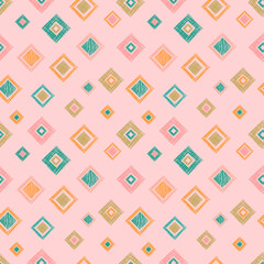 Vector seamless pattern, graphic illustration