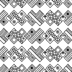 Vector seamless pattern, graphic illustration