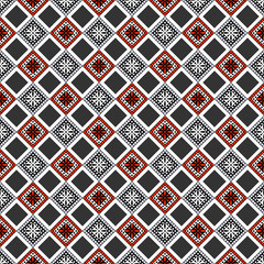 Vector seamless pattern, graphic illustration