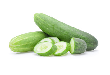 cucumber isolated on white background