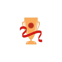 Cup and ribbon reward