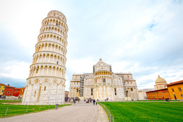 Square of Miracles and the Leaning Tower of Pisa, Tuscany (super