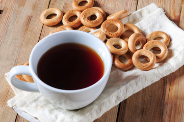 tea with bagels