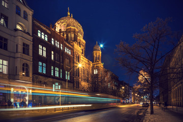 Fototapeta na wymiar Neue Synagoge Berlin 